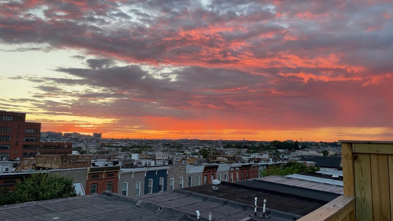 The Blue House! Modern+ Rooftop Deck+ Parking Baltimore Ngoại thất bức ảnh